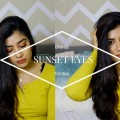 Orange-sunset-eyes-for-indianbrown-skin-tone-makeup-tutorial-FashionMoksha