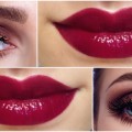Brown-Smokey-Eyes-and-Berry-Lips-Fall-Makeup-Tutorial