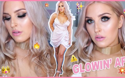 GLOWING-NIGHT-OUT-GRWM-Hair-Makeup-Tan-Outfit